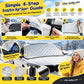 🚗 50% dto. Funda magnética para parabrisas – reduce la acumulación de escarcha y hielo, fijación magnética y plegable con bolsa. ¡Disponible en 2 tamaños, plateada! ✨❄️