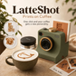 ☕ 50% dto. Cámara retro mecánica para decorar café con plantillas – espolvorea cacao, canela o matcha sin batería. ¡Convierte tu bebida en arte, 4 o 30 diseños! ✨📸