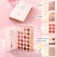 💄 50% dto. Paleta de maquillaje 5 en 1 tipo libro – 24 sombras, colorete, iluminador, contorno, pomada de cejas y labial. ¡Crea un look completo con una sola paleta! ✨📖