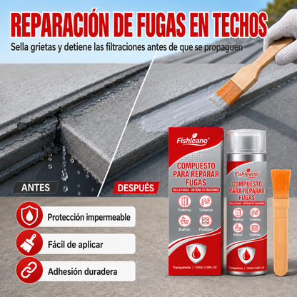 🛡️ 50% dto. Sellador impermeable de alta resistencia – repara grietas, tuberías y techos. Adhesión fuerte para interior y exterior! 🔧✨