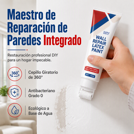 🧱 50% dto. Pasta reparadora de paredes con rodillo – todo en uno, sin desorden, segura para la familia. Cubre grietas y manchas con acabado profesional! ✨🖌️