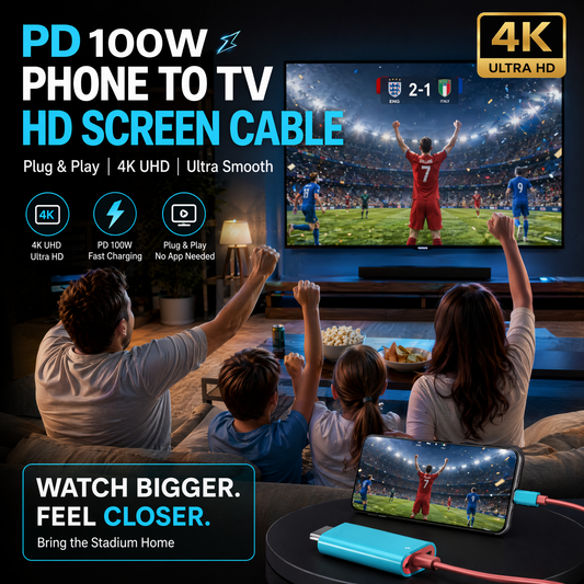 🎮 50% dto. Cable adaptador USB-C a HDMI para Switch – 2 m de longitud, carga rápida PD 100W y diseño portátil sin cable HDMI extra. ¡Compatible con smartphones, tablets y portátiles! ✨🔌