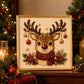 🎄🎅Relajante e ideal para principiantes - 🎨💎Kit de arte DIY de pintura de diamantes y perlas con temática navideña