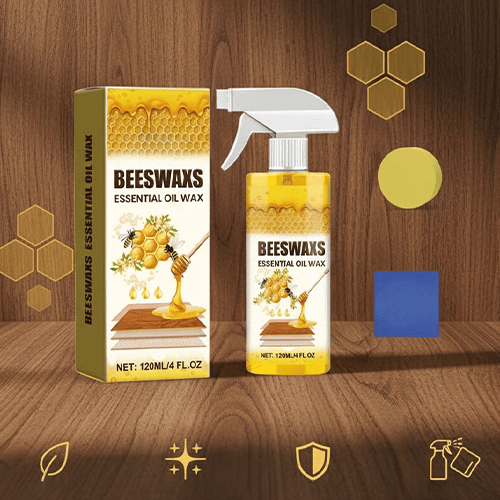 🧽 ¡OFERTA FINAL 60% DE DESCUENTO ÚLTIMO DÍA! 🪵 Spray de Cera de Abejas Todo en Uno para Madera – Nutre, Pula, Protege y Restaura con un Acabado Sin Rayas ✨