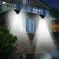 ☀️ 50% dto. Lámpara solar LED con sensor de movimiento – 100 LEDs, 1200 lúmenes, IP65 impermeable y 3 modos. ¡Ilumina tu jardín sin coste eléctrico! ✨🔋