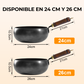 🍳 50% dto. Sartén de hierro fundido sin recubrimiento – antiadherente natural, 12 procesos de precisión y distribución uniforme del calor. ¡Cocina saludable en 24/26 cm! ✨🔥