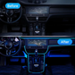 🌈 50% dto. Tira de luz ambiental LED para interior del coche – diseño fino, varios colores y alimentación USB. ¡Opciones de 1/2/3 m para personalizar tu salpicadero! ✨🚗