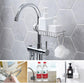 🚰 50% dto. Organizador de fregadero con abrazadera – acero inoxidable, soporta hasta 4 kg, instalación sin taladrar y base abierta para drenaje rápido. ¡Cocina y baño ordenados! ✨🧽