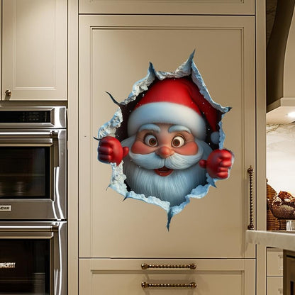🎅Soldes Noël -50%✨Autocollants muraux décoratifs créatifs, décoration facile pour salon chambre fêtes 🎄🏠