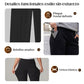 Pantalones casuales de mujer de cintura alta y pierna ancha - Tejido Elástico Cómodo + Bolsillos Prácticos - Ideal para Trabajo, Paseos y Casa! ✨