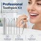 🦷 50% dto. Set de 7 palillos dentales de acero inoxidable – portátiles, resistentes y multiusos para higiene dental, frutas y viajes. ¡Aliento fresco y sonrisa sana! ✨🛡️