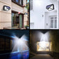 ☀️ 50% dto. Lámpara solar LED con sensor de movimiento – 100 LEDs, 1200 lúmenes, IP65 impermeable y 3 modos. ¡Ilumina tu jardín sin coste eléctrico! ✨🔋