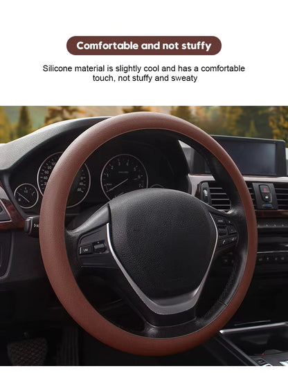 🎁 ¡Oferta imperdible! 49% de descuento en la funda de silicona para volante de coche para todas las estaciones.