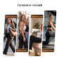 Pantalones casuales de mujer de cintura alta y pierna ancha - Tejido Elástico Cómodo + Bolsillos Prácticos - Ideal para Trabajo, Paseos y Casa! ✨