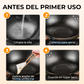 🍳 50% dto. Sartén de hierro fundido sin recubrimiento – antiadherente natural, 12 procesos de precisión y distribución uniforme del calor. ¡Cocina saludable en 24/26 cm! ✨🔥