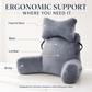 🔥 50 % de descuento por tiempo limitado 🛋️ Almohada de lectura multiusos con soporte lumbar; cómoda para estar sentado en la cama o en el sofá 💤✨