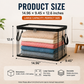 💥ÚLTIMO DÍA HOT SALE 50% DE DESCUENTO 📦Caja de almacenamiento transparente grande, resistente y gruesa de plástico