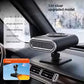 🚗 50% dto. Calentador de coche 12V – calienta rápido, despeja escarcha y niebla, 3 velocidades, rotación 360° y base inclinable. ¡Confort para todo el coche en invierno! ✨❄️