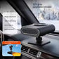 🚗 50% dto. Calentador de coche 12V – calienta rápido, despeja escarcha y niebla, 3 velocidades, rotación 360° y base inclinable. ¡Confort para todo el coche en invierno! ✨❄️
