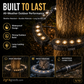 🌳 50% dto. Luz LED anular para árboles – resistente al agua, iluminación exterior. Ideal para árboles, columnas y jardines! 💡✨