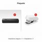 Impresora térmica Bluetooth portátil