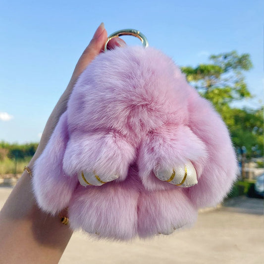 🏆OFERTA ESPECIAL POR TIEMPO LIMITADO 50 % DE DESCUENTO🐰Dije de conejito con pompón suave hecho a man