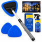Limpiacristales magnético para coche de dos piezas | Kit de limpieza para cristales de coche sin marcas