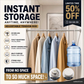 🛠️ 50% dto. Barra de tensión ajustable – instala en segundos sin taladrar, almacenamiento inteligente. Organiza tu hogar sin dañar paredes! ✨🏠