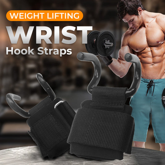 🏋️ 50% dto. Correas de gancho para muñeca – soporte de 700 lbs, acolchado grueso y velcro resistente. ¡Aumenta tu fuerza de agarre y protege tus manos! ✨💪