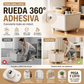 🥳 50% dto. Rueda universal autoadhesiva – giro 360°, acero inoxidable, mueve muebles y macetas sin esfuerzo. Ideal para mayores! 🏠✨