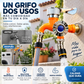 🚿 50% dto. Grifo de doble mando ampliado – doble salida independiente, sellado engrosado y a prueba de fugas. Resistente a altas temperaturas y anticongelante! ✨🔧