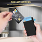 💳 50% dto. Cartera minimalista – compartimento oculto para AirTag, bloqueo RFID y acceso con 1 clic. Ultradelgada, aluminio y cuero! ✨🔍