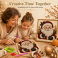 🎄🎅Relajante e ideal para principiantes - 🎨💎Kit de arte DIY de pintura de diamantes y perlas con temática navideña