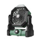 Ventilador portátil de camping con linterna LED