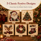 🎄🎅Relajante e ideal para principiantes - 🎨💎Kit de arte DIY de pintura de diamantes y perlas con temática navideña