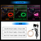 🌈 50% dto. Tira de luz ambiental LED para interior del coche – diseño fino, varios colores y alimentación USB. ¡Opciones de 1/2/3 m para personalizar tu salpicadero! ✨🚗