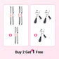 💕 ¡Compra 1 y Lleva 1 Gratis! 💕!Máscara de pestañas de doble extremo – cepillo de precisión de 2 mm, fibra biónica para volumen y 24 h a prueba de agua. ¡Transformación visible sin grumos! ✨👁️
