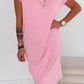 Vestido camiseta informal de manga corta para mujer