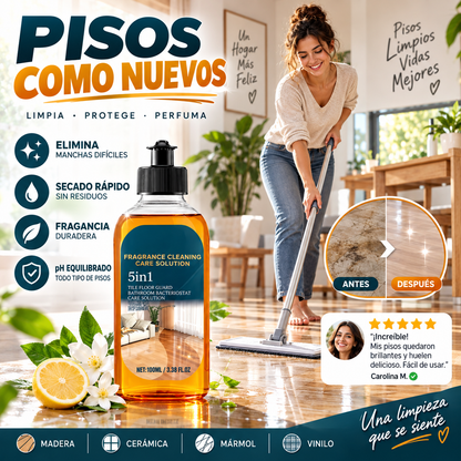 🧹 50% dto. + 1+1 gratis – Limpiador de suelos de secado rápido, elimina manchas con fragancia duradera y acción antibacteriana. Suelos impecables! ✨🌿