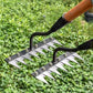 🌿 ¡50 % DE DESCUENTO AHORA! 🧤 Rastrillos para maleza 5/6/7/8 con púas de acero al carbono para jardín: duraderos, con mango ergonómico y eficaces para quitar las malas hierbas 🌱
