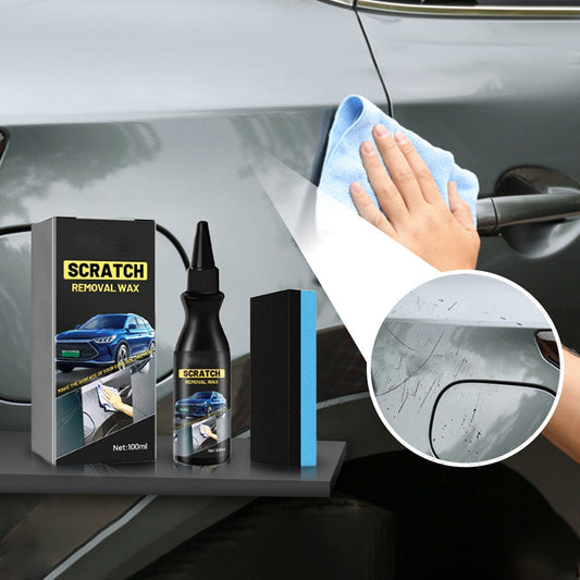🚗 50% dto. Eliminador de rayones para auto con esponja – reduce rayones y manchas, restaura el brillo. Fórmula 100 ml para múltiples colores de pintura! ✨🧽
