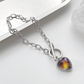 🔥¡COMPRA 1 Y LLÉVATE 1 GRATIS!🎁🔮Pulsera y Collar de Corazón Termosensible que Cambia de Color