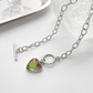 🔥¡COMPRA 1 Y LLÉVATE 1 GRATIS!🎁🔮Pulsera y Collar de Corazón Termosensible que Cambia de Color