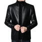 🔥Chaqueta de piel con forro de felpa para hombre - ¡Regalo para él!🔥