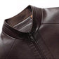 🔥Chaqueta de piel con forro de felpa para hombre - ¡Regalo para él!🔥