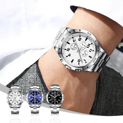 Reloj de cuarzo luminoso impermeable de moda