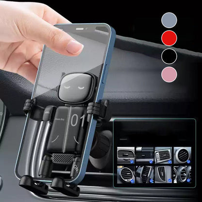 🤖 50% dto. Soporte de móvil para coche con diseño robot – rotación 360°, montaje seguro y compatible con todos los smartphones. ¡Estilo futurista! ✨🚗