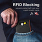 Cartera Slim para hombre con clip para billetes