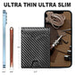 Cartera Slim para hombre con clip para billetes