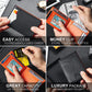 Cartera Slim para hombre con clip para billetes